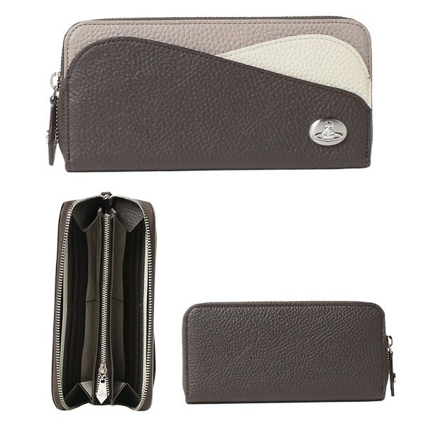 財布 レディース 長財布 本革 大容量 ラウンドファスナー 小銭入れ 牛革 NEW ダブルフラップ 3118BM1 ブランド プレゼント