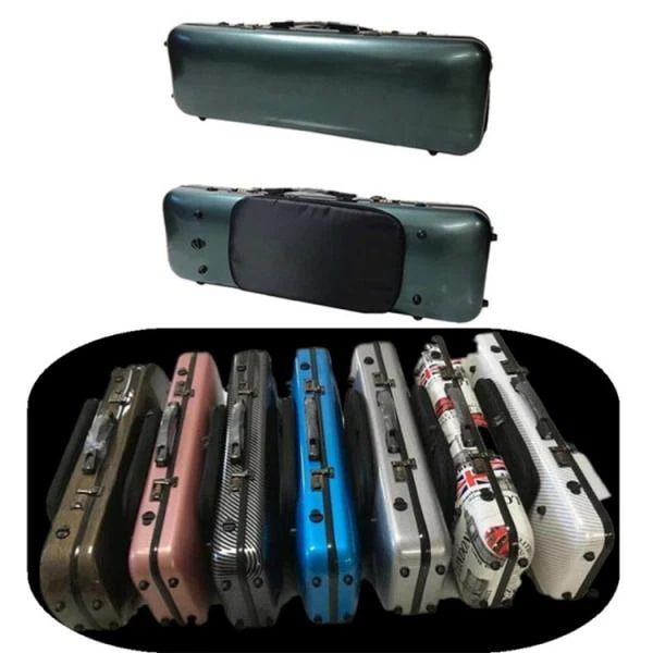 VIOLIN CASE バイオリンケースサイズ 4/4 楽器 管楽器 カーボンファイバー製 軽量 堅牢 ケース クッション付き 3WAY リュック ショルダー 手提げ