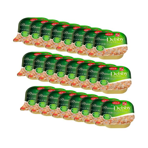 24個セット デビフペット プリモデビィ シニア犬用 ササミ&すりおろし野菜 95g