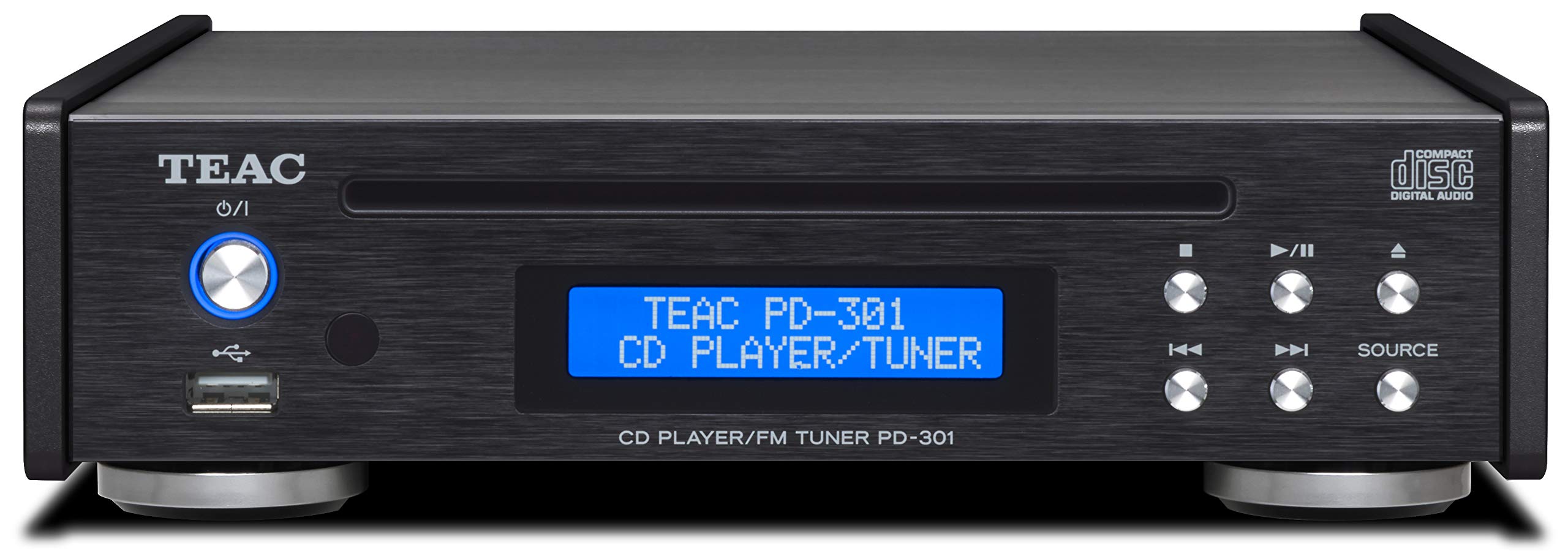 TEAC　PD-301-X-B（ブラック）　USB搭載ワイドFM対応CDプレーヤー/FMチューナー　ティアック　PD301X