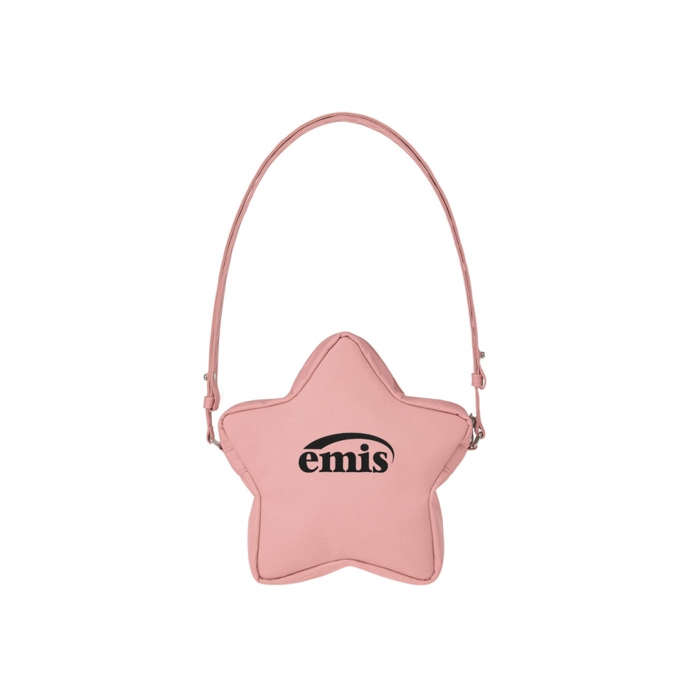 Qoo10 EMIS エミススターバッグピンク ショルダーバッ emis ハンドバッグ ピンク