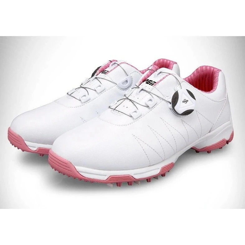 ゴルフシューズ ダイヤル式 ソフトスパイク レディース ゴルフ スパイクシューズ