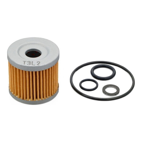 D48458 (Daytona) バイク用 オイルフィルター Oリング ドレンワッシャー アドレスV125/G/S 等 オイル交換パーフェクトセット 10個入り 48458 通しNo:S-36 5,606円