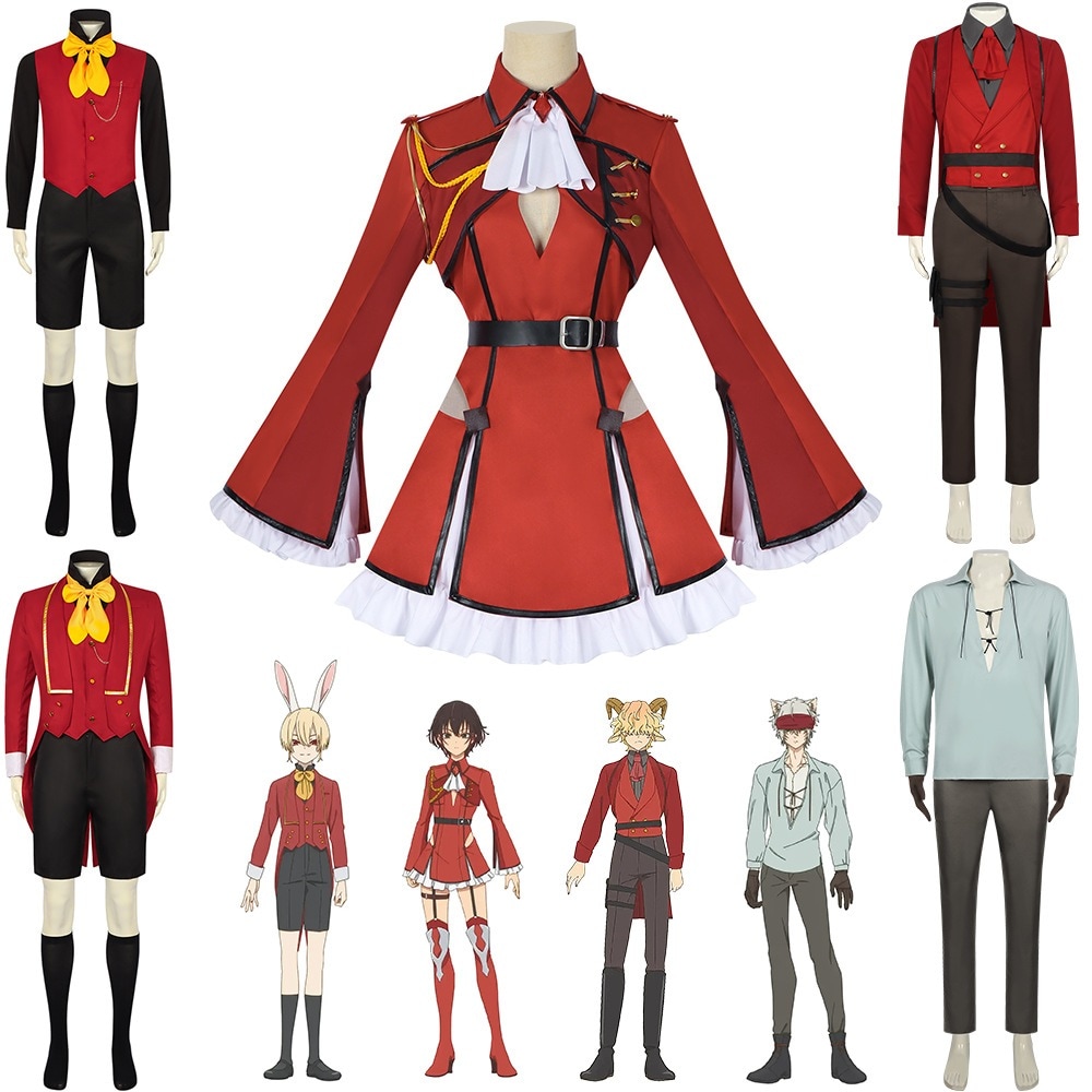 クィスティオンアドニスさよなら地球コスプレ服ウサギ耳一式スワロードレスコスプレ服