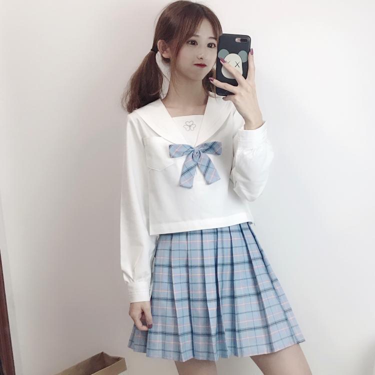 【1つ買うと10つ無料】Jkユニフォームスカートの授業女性服語学生服セット