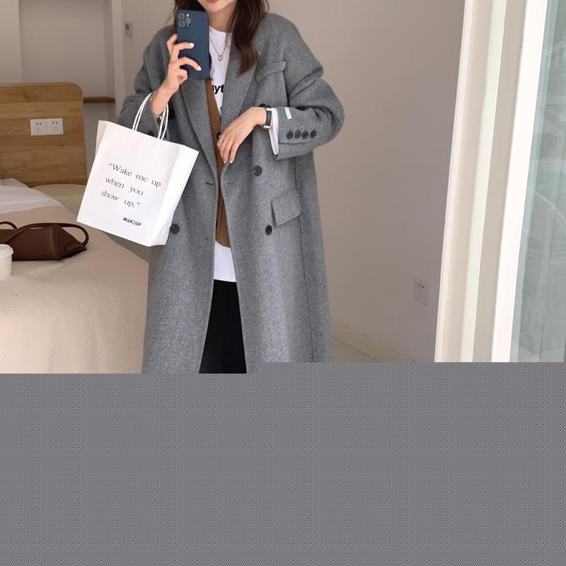 オーバー コート アウター ジャケット ロングコート チェスターコート ロング ロング丈 長袖 襟付き ストレート ワイド 厚手 かわいい 大人可愛い きれいめ