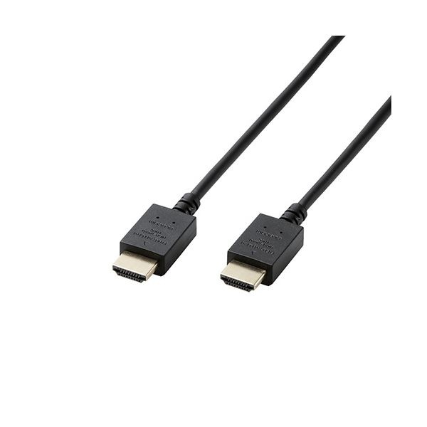 (5個セット) エレコム HDMIケーブル/Premium/やわらか/1.0m/ブラック CAC-HDPY10BKX5