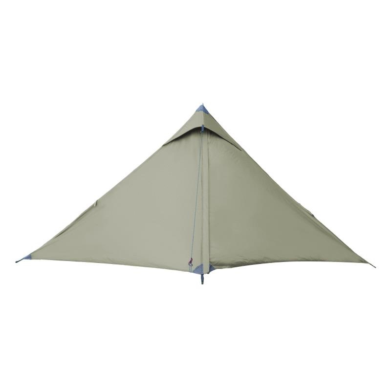 登山テント トレッキング キャン ソロテント ワンポールテント1人用 70Dナイロン超軽量1.35kgコンパクト 4シーズン 防水 通気 耐水圧5000mm 前室付き ピラミッド式 設営簡単 アウトド