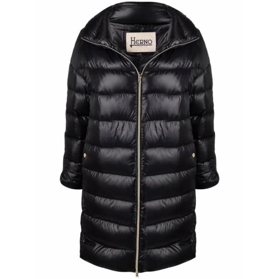 HERNO Women Coats 12017Z PI1283DIC 9300 BLACK