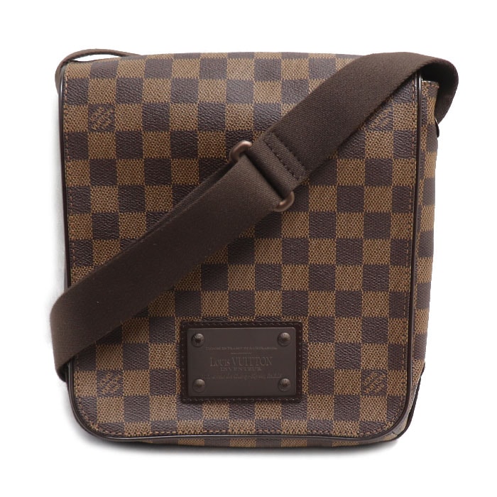LOUIS VUITTON ルイ・ヴィトン ブルックリンPM ショルダーバッグ ダミエ ブラウン N51210 CA1101 ユニセックス 中古