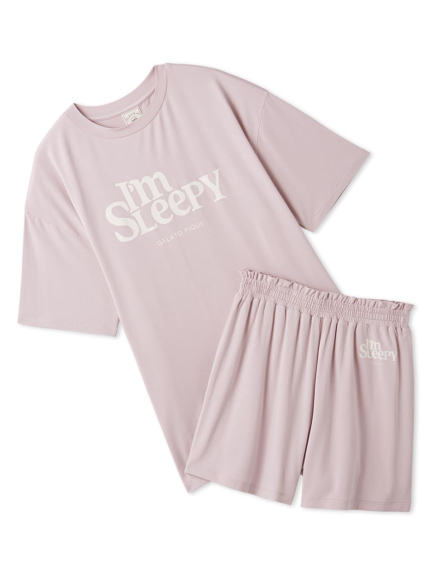 [ジェラート ピケ] カラフルレーヨンロゴBIGTシャツ&ショートパンツセット PWCT251274 レディース PNK