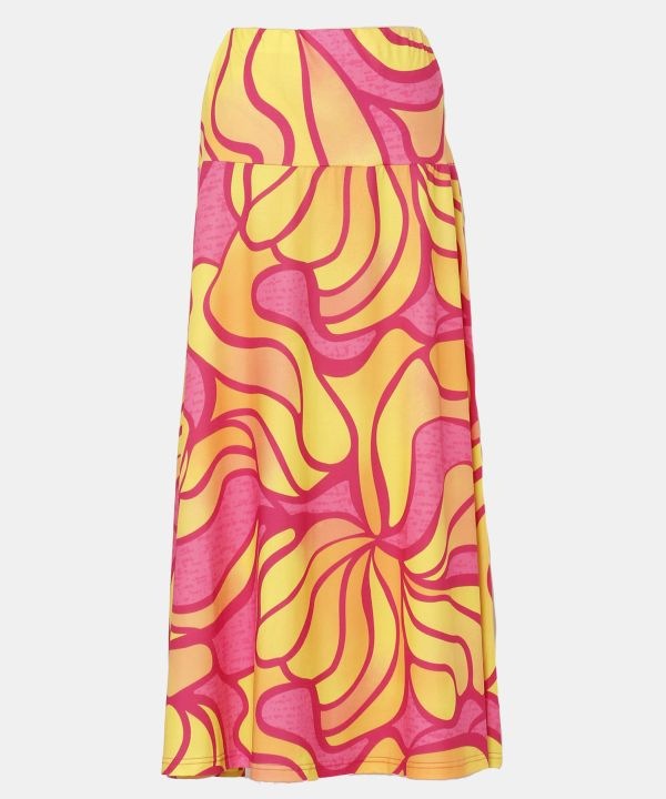 ネオンハイビマキシスカート