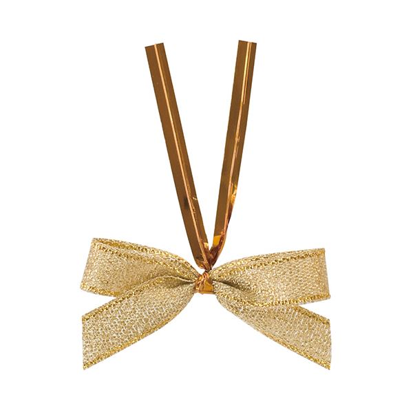 (まとめ) ヘッズ シャインリボンワイヤータイゴールド 小 GOL-YT2 1パック（50個） (×10セット)