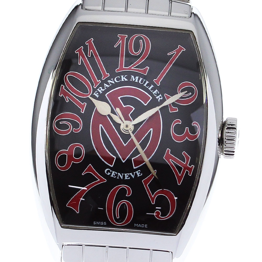 フランクミュラー FRANCK MULLER 5850SCRELFM トノー カーベックス 自動巻き メンズ 美品 _808680【中古】