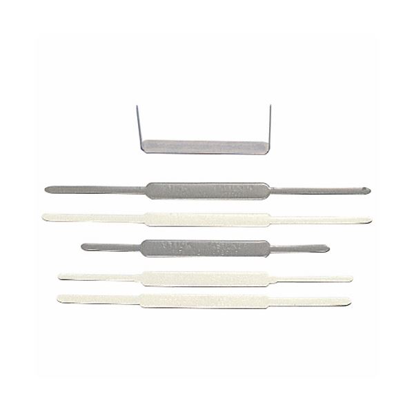 （まとめ）ライオン事務器 スティックファスナー粘着テープ付 80mm間隔 脚長48mm クリーム No.8C 1パック(50本) (×5セット)