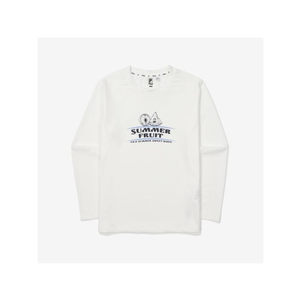 [FILA KIDS] ウォータープレイサマーフルーツロングスリーブ (FK2RLF1114X_OWH) Q0ZFK2RLF1114XOWH