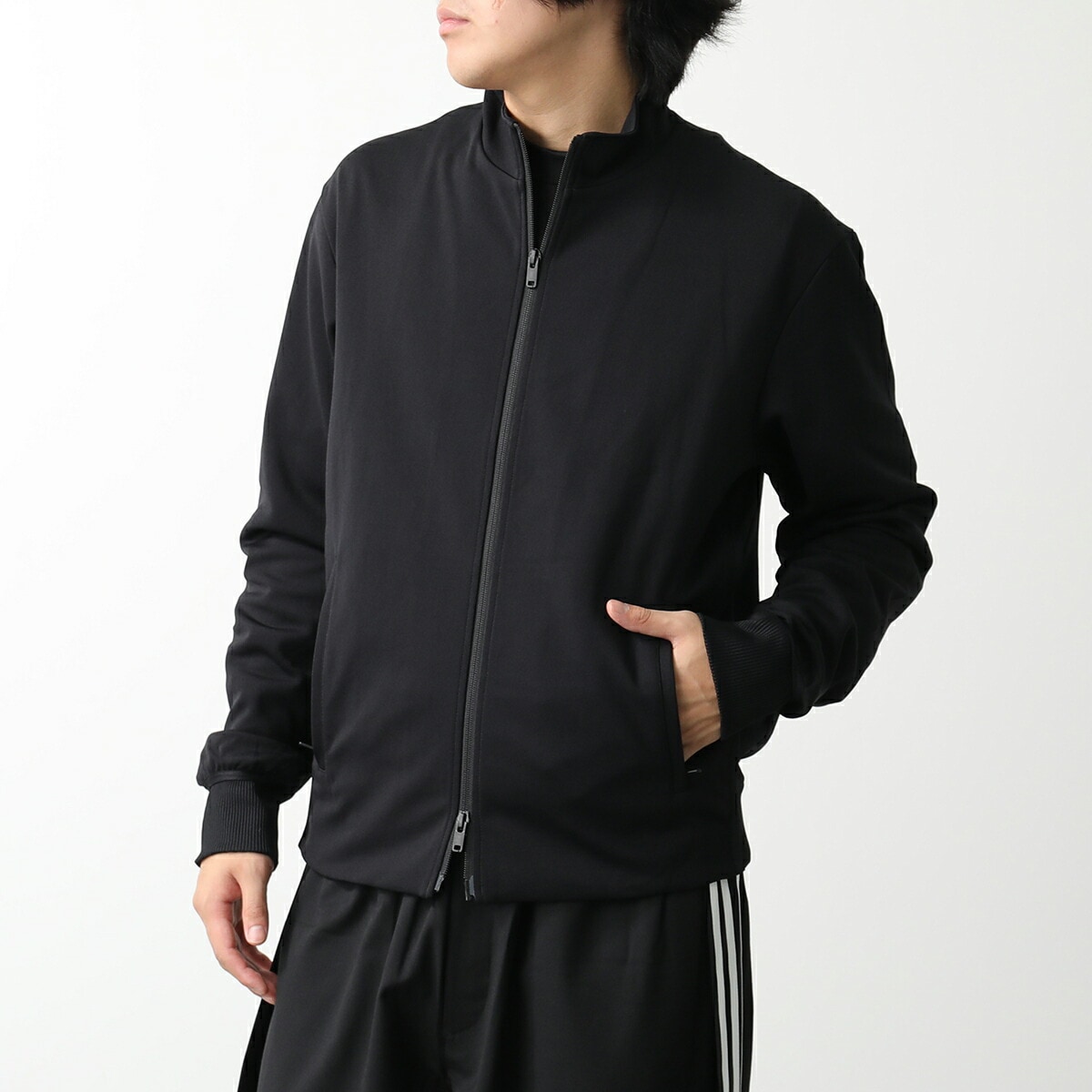 Y-3 ワイスリー トラックジャケット M TRACK TOP IW0061 メンズ スタンドカラー ジャージ ロゴ BLACK