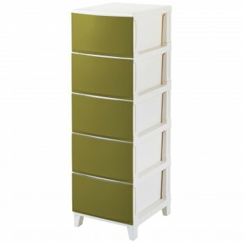 ルームス シェード 5段チェスト （組立式） RSD-S345 SKA/サンドカーキ