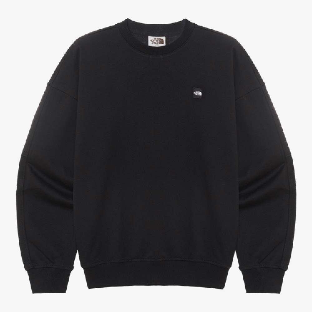 ザ・ノース・フェイス NM5MR01J ホワイトレーベルエッセンシャル・スウェットシャツ_ブラック