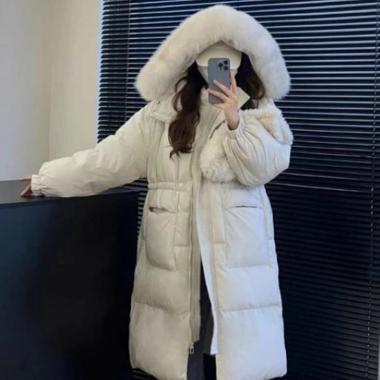 ダウンジャケット レディース アウター 羽織 ジャケット ダウンコート フード付き ファー 長袖 シンプル 無地 ベーシック 暖かい 防寒 防風 アウトドア 冬 カジュアル お出かけ 女性