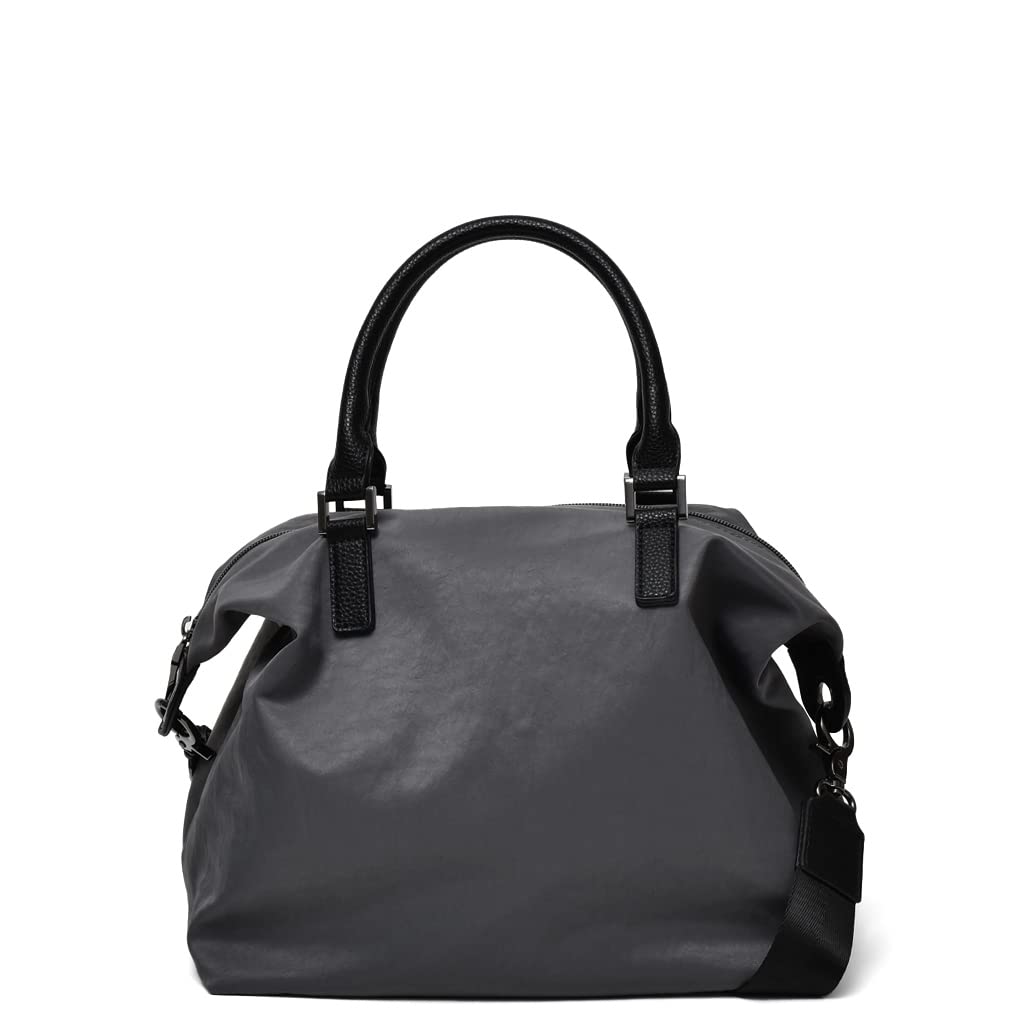 [Gratante] グラタンテ ナイロン 2way コンビトートバッグ レディース バック 通勤バッグ abb-g0043 (チャコール)