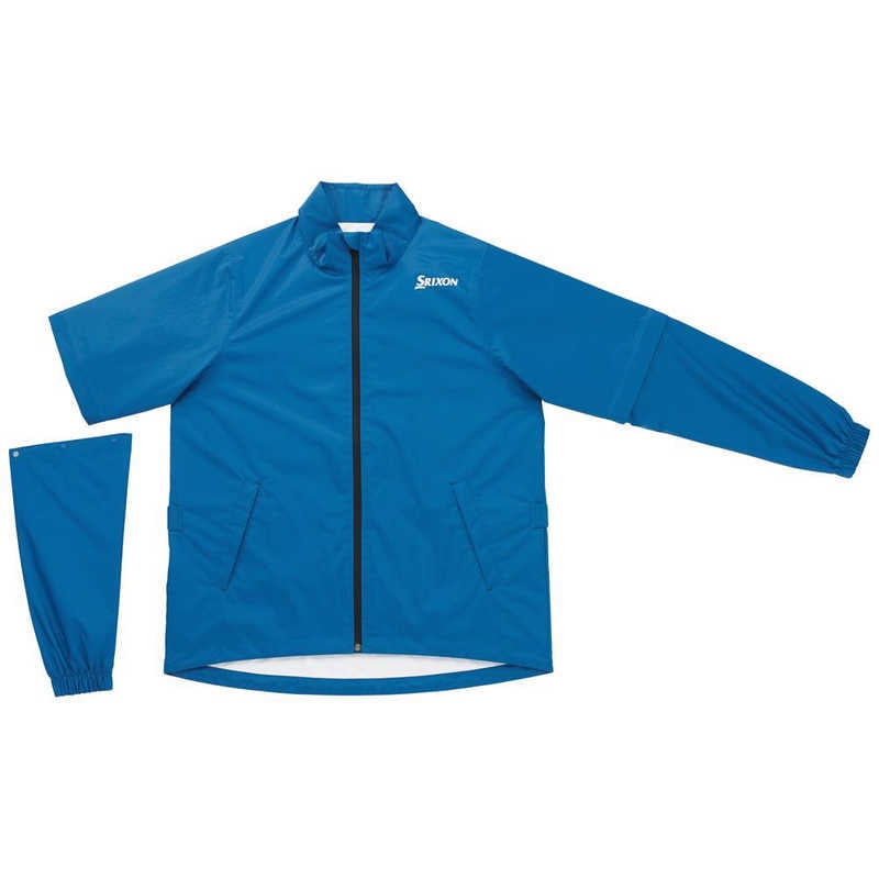 ダンロップ(スリクソン)　レインジャケット メンズ (Mサイズ/ブルー)　SMR4001J