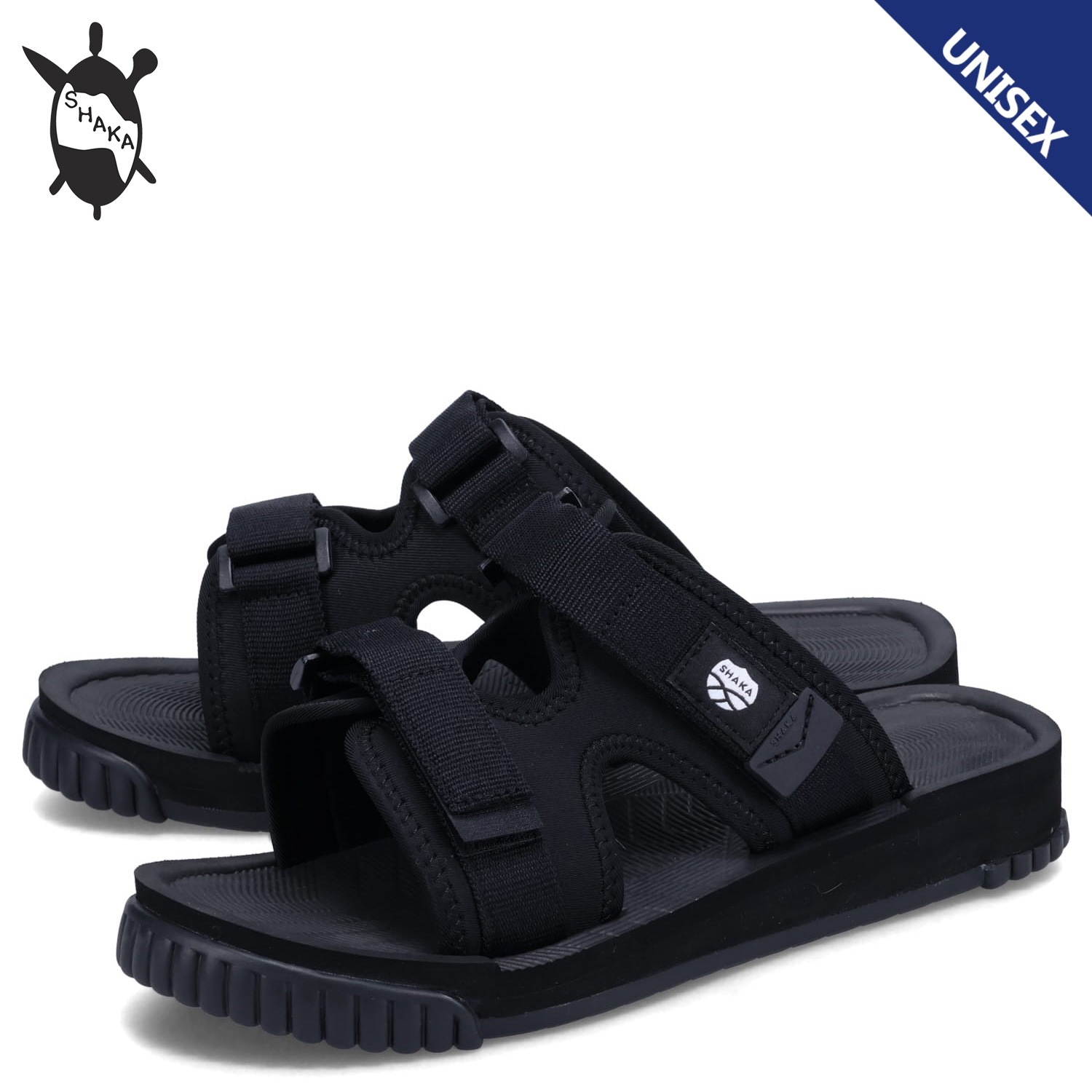 サンダル チルアウト メンズ レディース スポーツサンダル ブラック 黒 SK-106