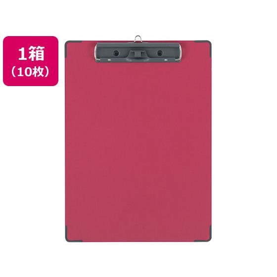 用箋挟B(クロス貼り・カラー)A4タテ 短辺とじ レッド 10枚 コクヨ ﾖﾊ-C28R