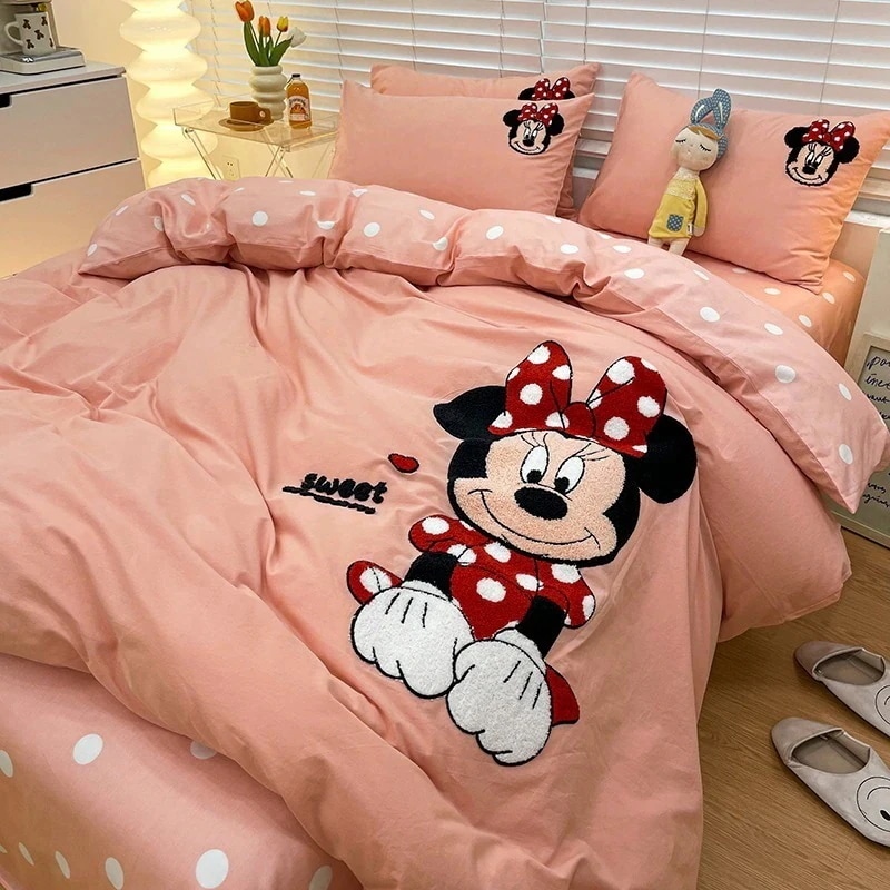 【急速出荷!】コットンベッド4点セット 綿100％ 子供用 洗いざらし綿寝具シーツ 掛け布団カバー 3点セット