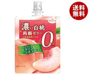たらみ 濃い白桃0kcal蒟蒻ゼリー 150gパウチ＊30本入＊(2ケース)