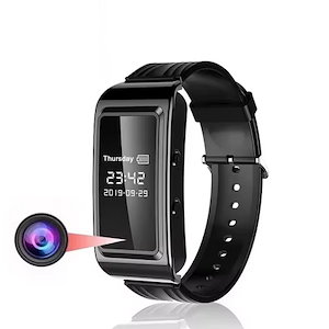 電子腕時計型隠しカメラ録画ビデオカメラ 1080P HD DV プロフェッショナルデジタル暗視機能メモリ 8GBピンホールカメラ