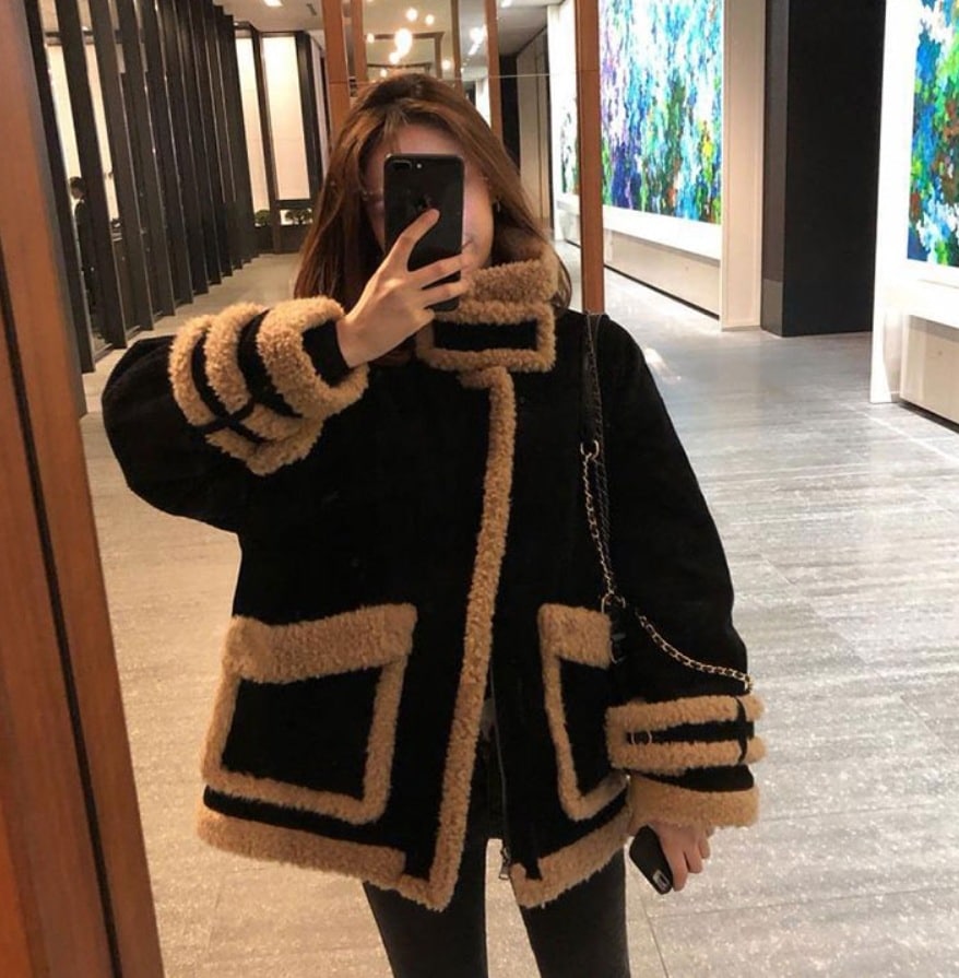 アウター デート モテアイテム もこもこ ムートン ブルゾン 可愛い きれいめ 上品 おしゃれ かっこいい 可愛い ラブリー キュート ガーリー クール モード系 セクシー エレガント 存在感