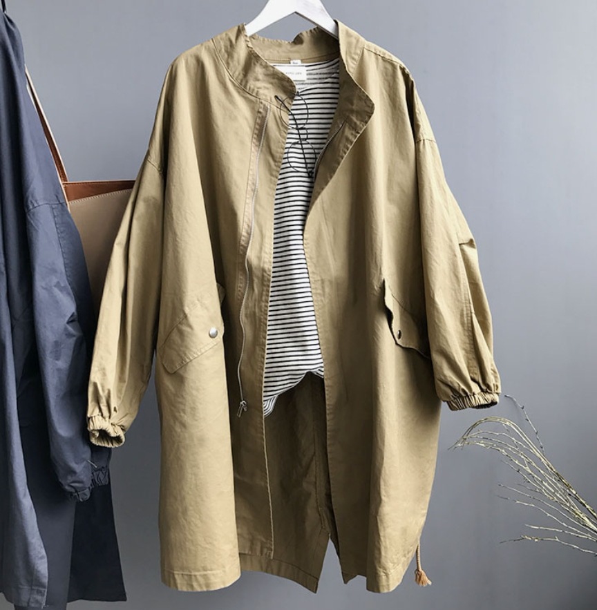 アウター デート モテアイテム トレンチコート ミモレ丈 長袖 コットン 可愛い きれいめ 上品 おしゃれ かっこいい 可愛い ラブリー キュート ガーリー クール モード系 セクシー