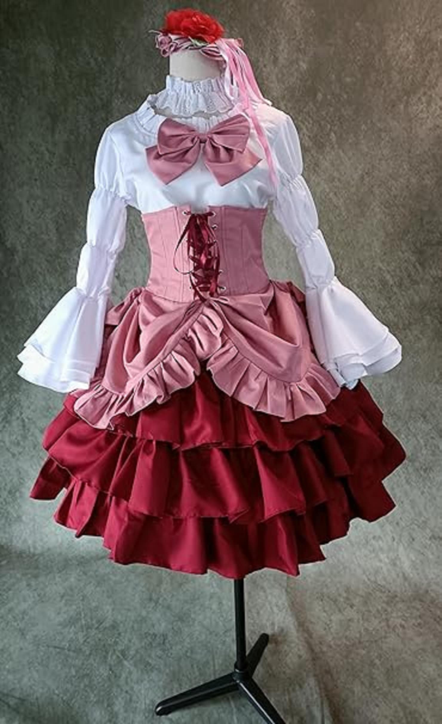 コスプレ衣装うみねこのなく頃に風(真実の魔女・古戸ヱリカ)【ウィッグ靴別売り】 プレゼント 祭り コスチューム クリスマス イベント パーティー 文化祭