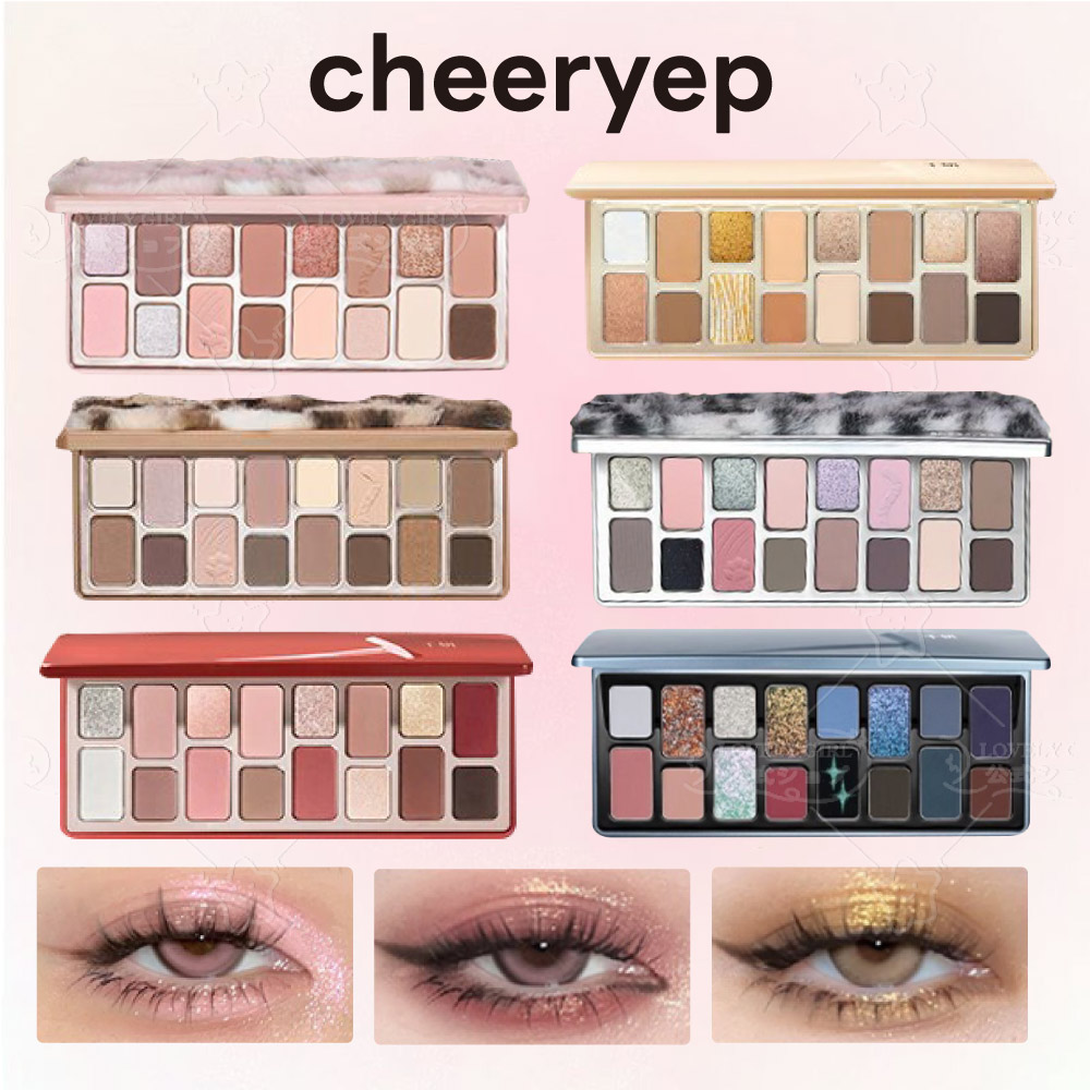 Qoo10] CHEERYEP 【NEW 人気商品】16色アイシャドウ : ポイントメイク