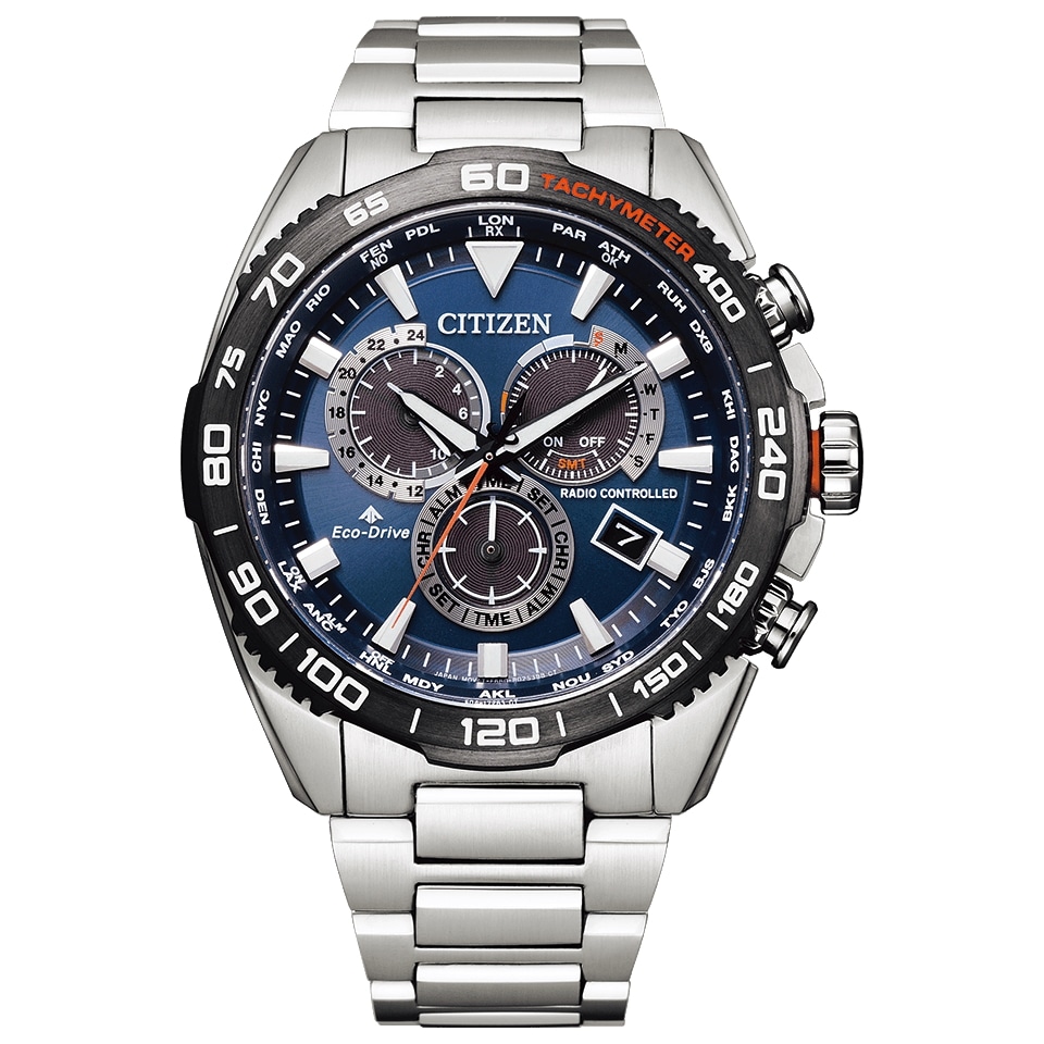 ROMASTER (プロマスター) LANDシリーズ CB5034-82L エコ・ドライブ電波時計