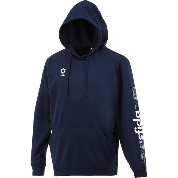 スフィーダ フットサルウエア SA-23819 Navy BP ライトスウェットフーディー M ネイビー