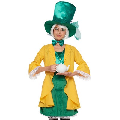 コスプレ 仮装 大人用マッドハッター 【 コスプレ 衣装 ハロウィン 仮装 コスチューム ディズニー グッズ 不思議の国のアリス 帽子 レディース アリス・イン・ワンダーランド 正規ライセンス品 ふし