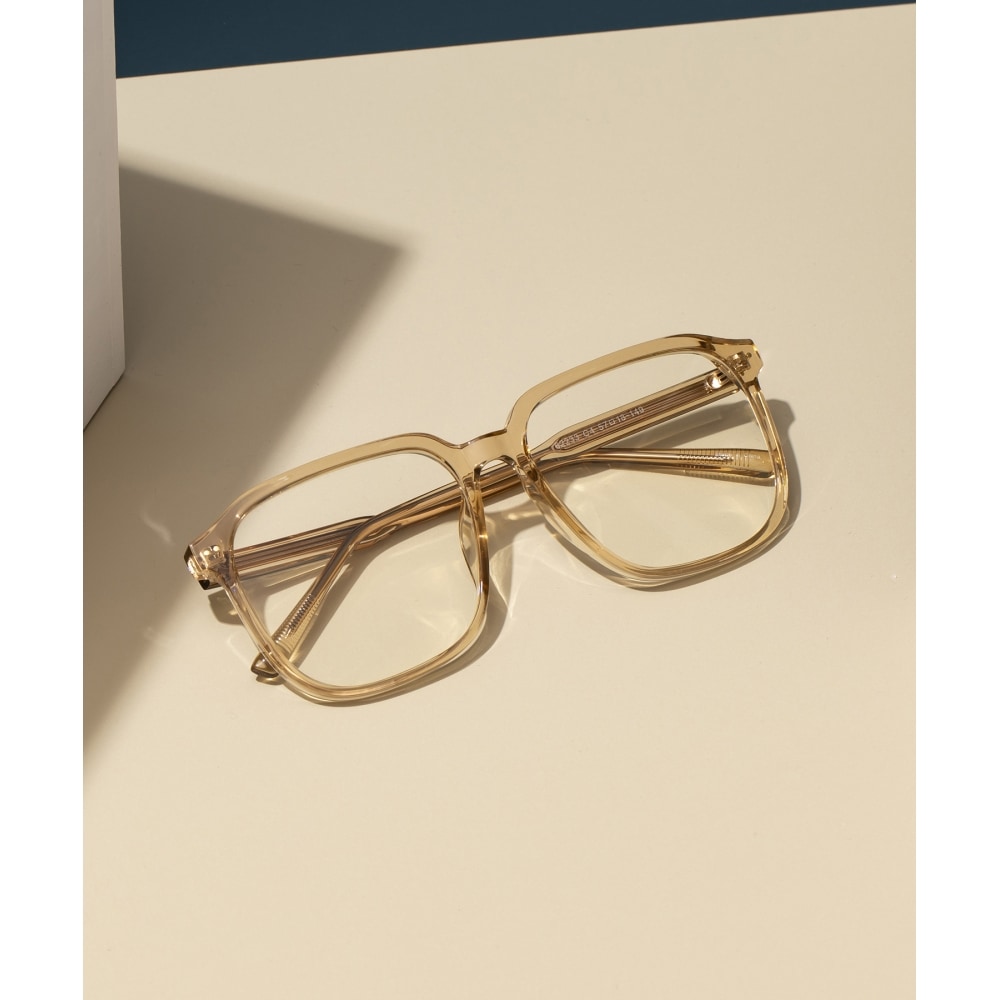 リクロウ RC FB233 ブラウンオーバーサイズグラスグラス