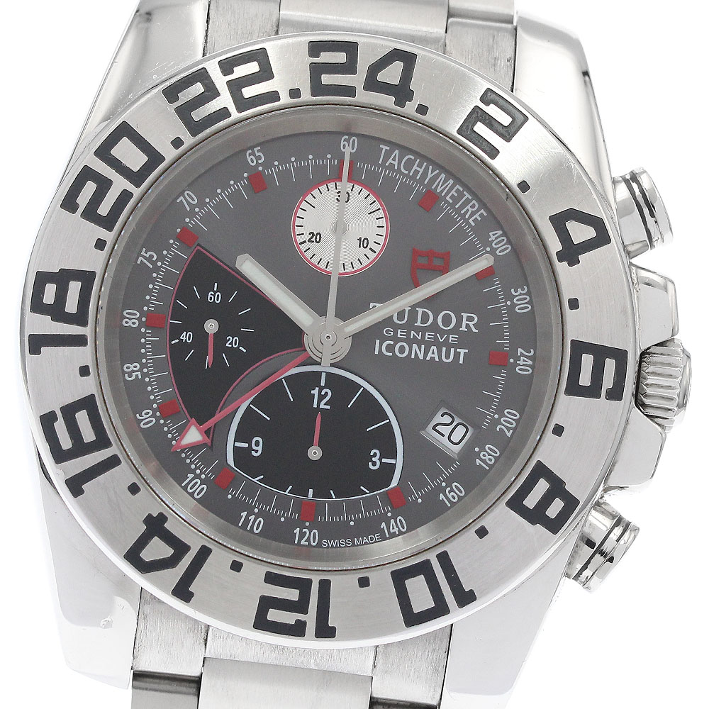 チュードル TUDOR 20400 スポーツコレクション アイコノート GMT クロノグラフ 自動巻き メンズ _922726【中古】