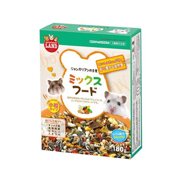 【1ケース】【お取り寄せ対象品】マルカン ジャンガリアンのミックスフード 180g[ミニマルフード] *36個