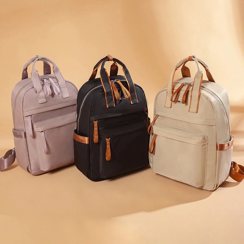 2023新作/レディースバッグ/シンプル/クラッシュカラー/ショルダーバッグ/大容量/ナイロン/ランドセル/ハンドバッグ/オールインワン/トラベル/リュックサック/トートバッグ/バックパック30%制限