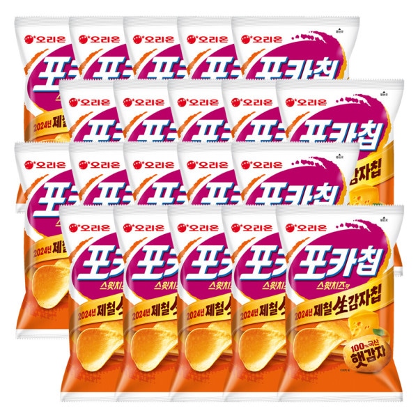 オリオン ポカチップ スイートチーズ 60g x 20個 (1箱) (贈呈品なくなり次第贈呈終了)
