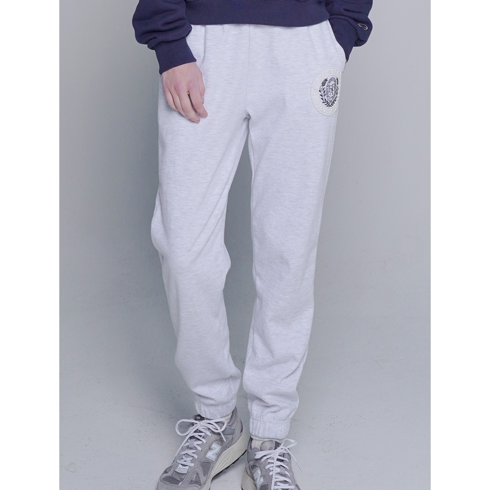 ファビュラスアーカイブ女性用メゾンクラシック 3D シンボルジョガーパンツアッシュグレー (FCD1PT403W)
