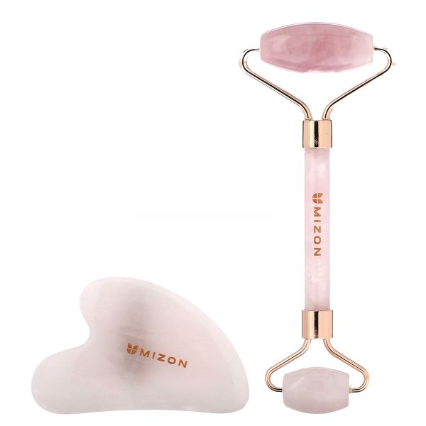 , Facial Massage Roller And Gua-Sha Set, 1 Set