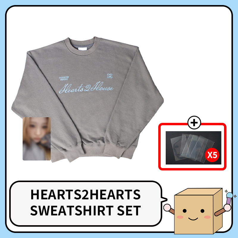 【現場購入/ 2月27日発送】 HEARTS2HEARTS SWEATSHIRT SET - HEARTS2HOUSE FANMEETING OFFICIAL MD