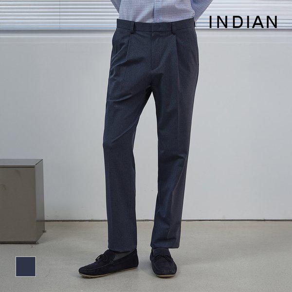 [INDIAN] 他素材組織物 ワンタックパンツ_MITDL6S1331