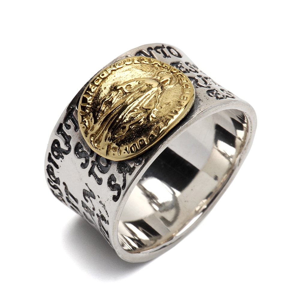 シルバー925 ワイドなマリアリング [rs042]