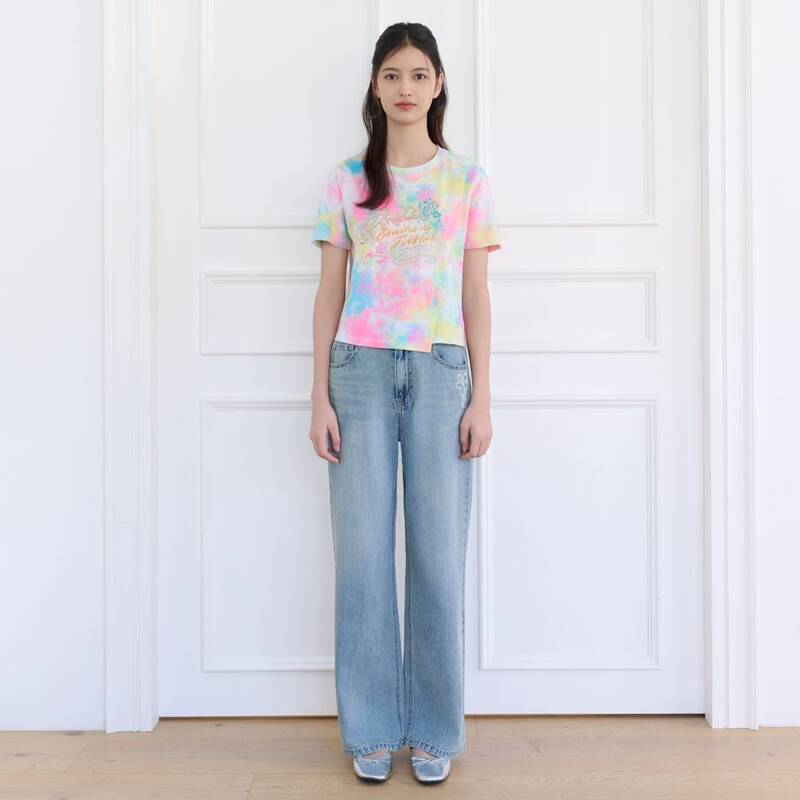 [レディース]ガイルーバ 斜めカットTシャツ(T264MTS942W)