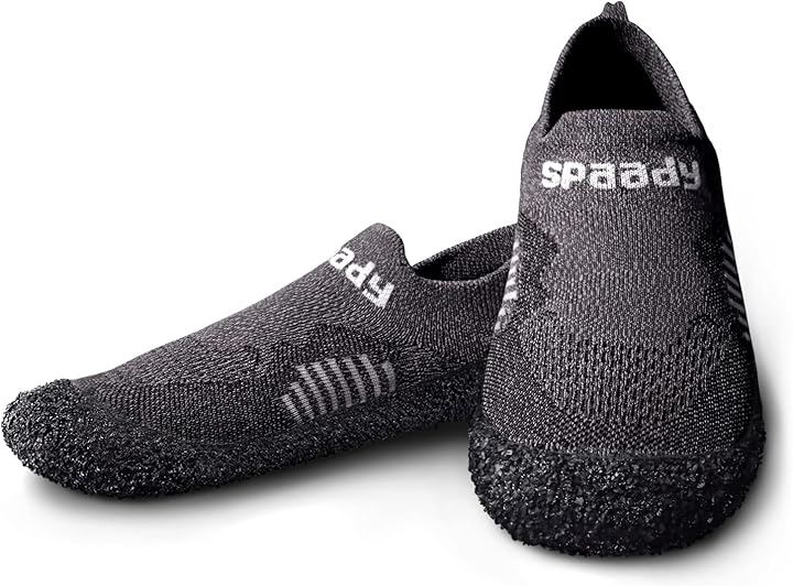 折りたたみシューズ コンパクト ベアフット ジム マリンシューズ シューズソックス 携帯 水陸両用 屋内OK(ダークグレー, 26.0 cm) 11,396円